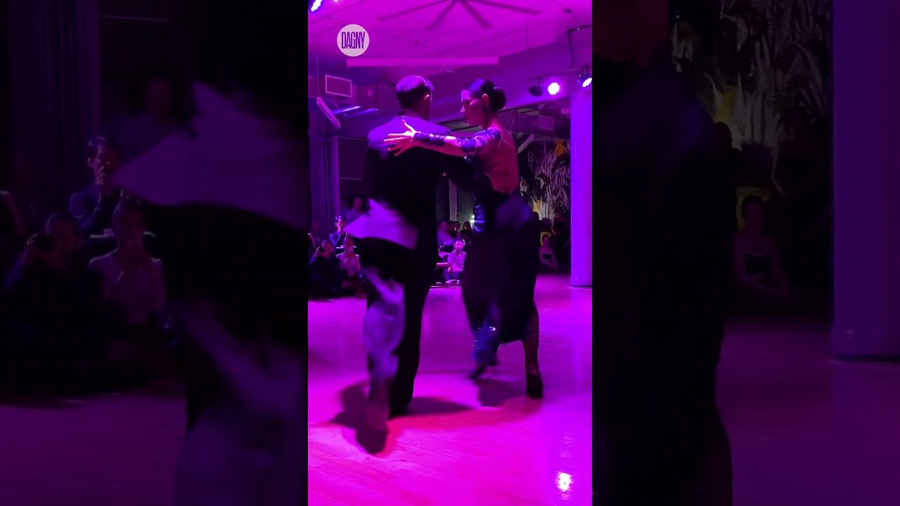 Ariel Almirón & Aluminé Deluchi tango to “Don Agustín Bardi” by Osvaldo Pugliese at Tango Cafe NYC