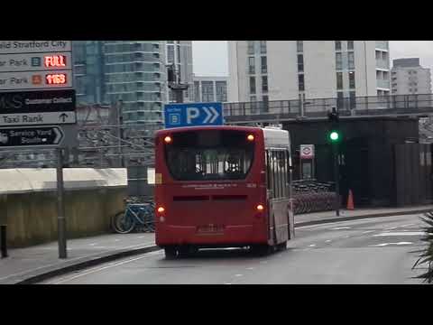Enviro 200 Go Ahead Commercial SE26 SN57DWO on HereEast Shuttle Route 847 Leaving at Stratford City
