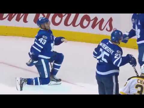 James van Riemsdyk 7th Goal of the Season! 11/10/17 (Boston Bruins vs Toronto Maple Leafs)