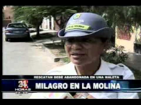 Rescatan a bebé recién nacida en la Molina