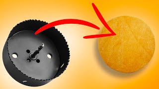 How to Make a #leather Circle Cutter from an old Hole Saw