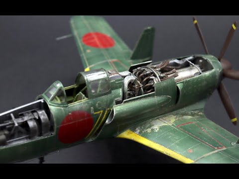 J7W1 "Shin Den" Zoukei Mura 1/48 Full Build.