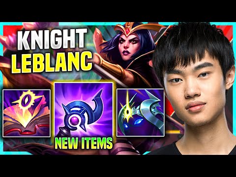 KNIGHT IS SO CLEAN AS LEBLANC WITH NEW ITEMS! - TES Knight Plays Leblanc Mid vs Zoe! | Preseason 11
