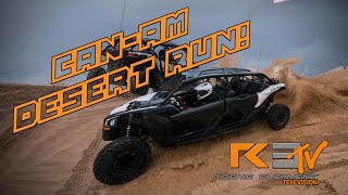 Ripping CanAm Maverick X3's in the Las Vegas Desert