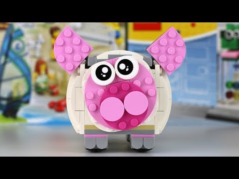 Vidéo LEGO Creator 40251 : Mini-Tirelire Cochon