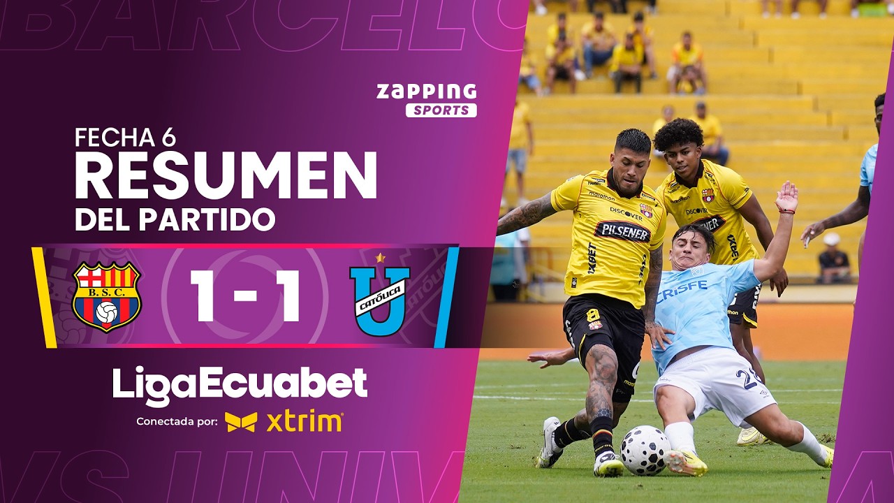Barcelona SC Guayaquil vs Universidad Católica del Ecuador Highlights