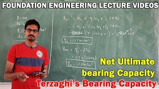 Numerical on Terzghi Method l Bearing Capacity of Soil | Calculation of Safe Bearing Capacity | GATE