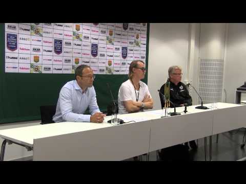 Presskonferens efter IFK Värnamo