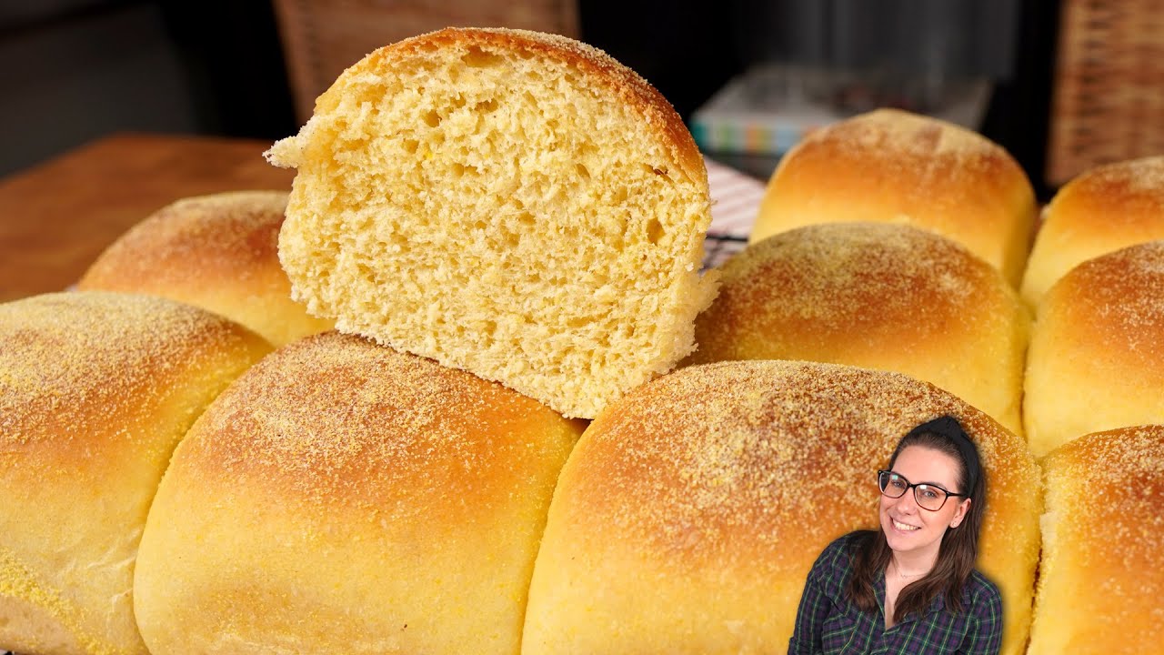 Pão de milho fácil e muito fofinho | Pão de milho de latinha