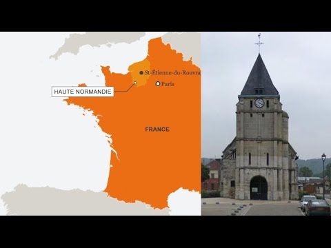 Terroranschlag in Frankreich - Geiselnahme in Kirche | Priester getötet | 26/07/2016