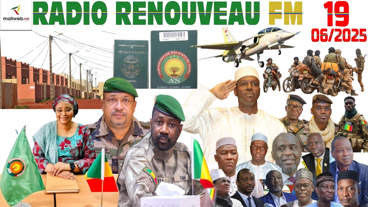 La Revue de Presse de la RADIO RENOUVEAU FM du 19 Juin 2025