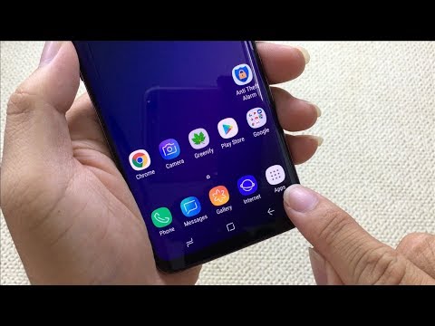 How to show App menu button on Samsung Galaxy Phone