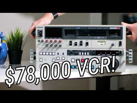 Sony’s $78,000 VCR from 1986: It Edits!