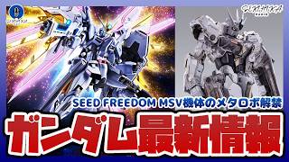 【ガンダム情報】謎の新MS解禁！METAL ROBOT魂 ライジングフリーダム ラディアンスグランジャー｜METAL BUILD ストライクガンダム ENGINEERING EDITION 登場！