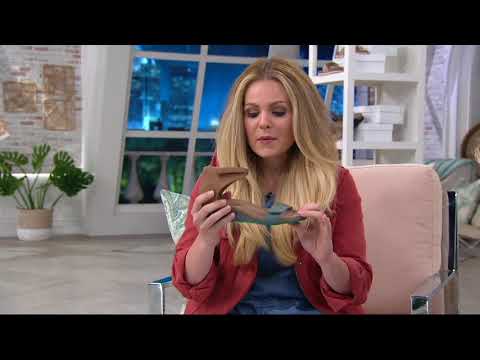 Naot Leather High Back Strap Wedge Sandals - Prophecy on QVC