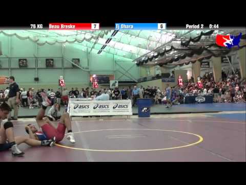 Beau Breske vs. Tj Ohara at 2013 FILA Cadet Nationals - FS