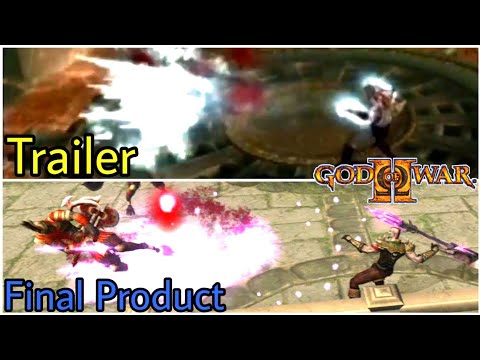 God of War 2 Trailer vs Final Product