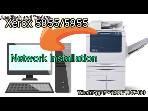 Xerox 5855 Xerox 5955 Networking Complete Setup Fast Printing || wc 5855 Fast Printing ||