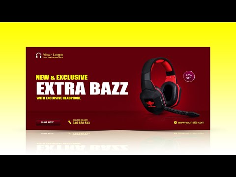 How to Banner Design in Photoshop cc A to Z Complete Banner Design tutorial