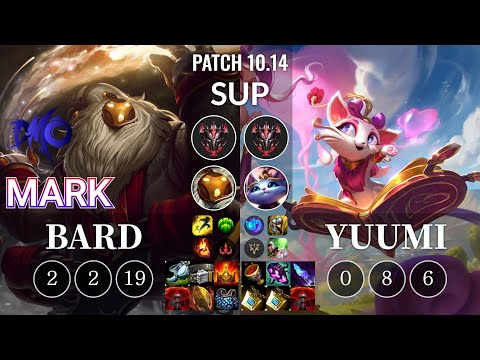 DMO Mark Bard vs Yuumi Sup - KR Patch 10.14