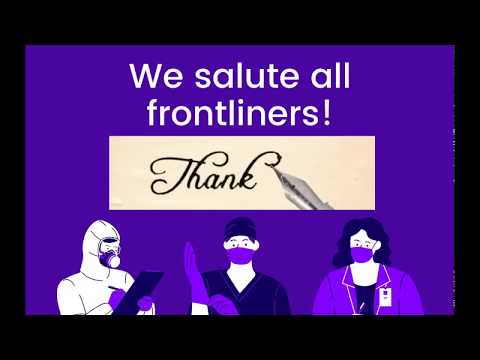 We Salute You, Frontliners!