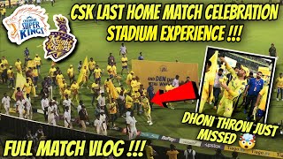 Dhoni Tried To Gift Me 🤯 Stadium Experience CSK VS KKR Vlog 🔥| IPL 2023