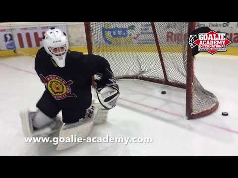 Special goalie drill - butterfly, T - push, speciale esercizi per portieri - butterfly, T - push