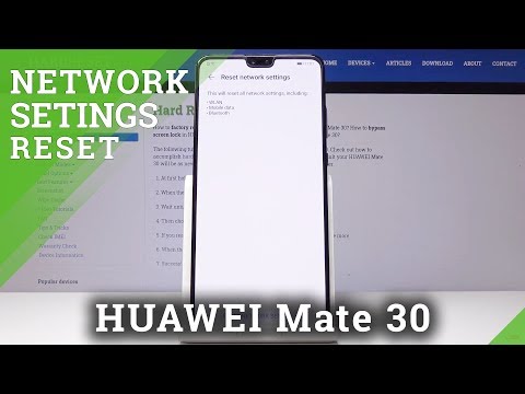 How to Reset Network Settings in HUAWEI Mate 30 - Format Network Configuration
