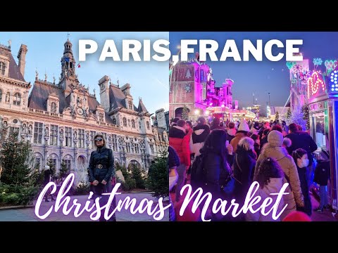 Paris France Christmas Market 2021