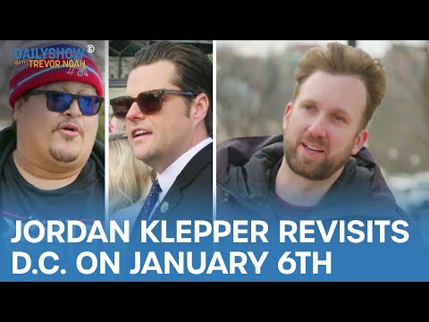 Jordan Klepper Confronts Matt Gaetz On The Anniversary Of January 6 And Asks Him An Uncomfortable Question