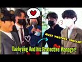 Taehyung and his Protective Manager/Bodyguard | BTS Manager is whipped for Taehyung