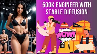 How to become a 500K ENGINEER thanks to STABLE DIFFUSION
