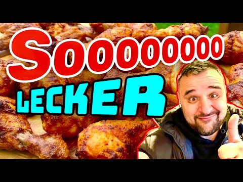 🐔🔥 ICH GRILLE MEIN LIEBLINGSREZEPT - Drumsticks vom Grill --- Klaus grillt