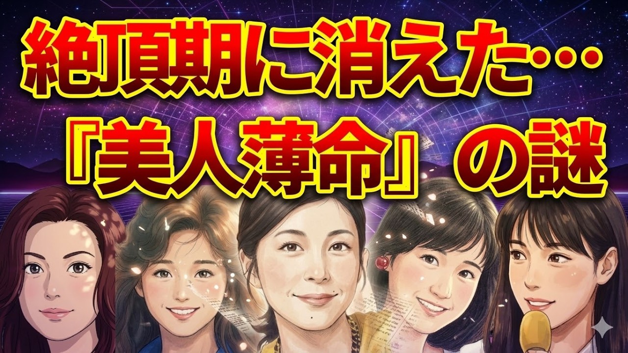 なぜ絶頂期に…坂井泉水 夏目雅子 岡田有希子 中山美穂 竹内結子 本田美奈子 「美人薄命」の真相