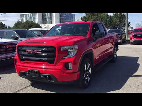 2019 GMC Sierra 1500 Double Cab Elevation Power Tailgate Heated Steering Red Oshawa Stock #190803