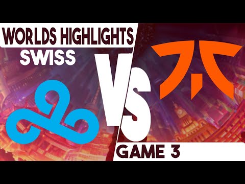 C9 vs FNC Game 3 Highlights | SwissStage | Worlds 2023 | Cloud 9 vs Fnatic