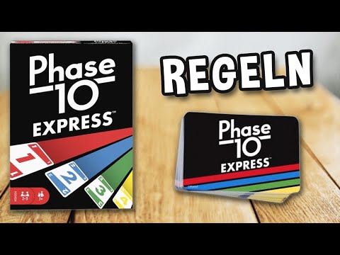 how to play PHASE 10 EXPRESS (instructions and rules) | SPIELREGELN TV x MATTEL
