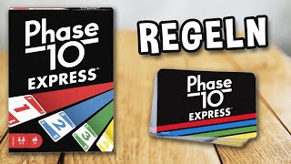 PHASE 10 EXPRESS - Spielregeln TV (Spielanleitung Deutsch) - Mattel Games Karten