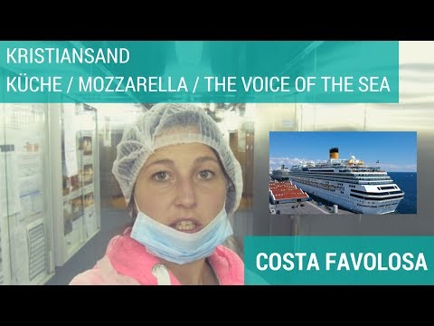 Costa Favolosa Norwegen - Kreuzfahrt Vlog: Kristiansand (Küche / The Voice of the Sea)  (Tag 6)