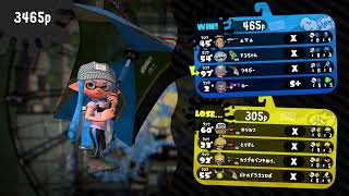 Splatoon2 ladder ルパンvsペンキ