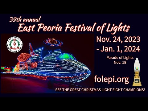 East Peoria Festival of Lights 2023 Promo Video