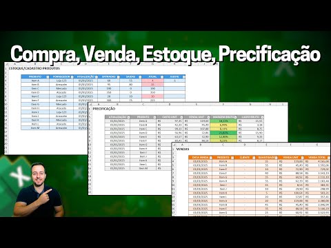 Spreadsheet for Purchases, Sales, Inventory, and Pricing | Free Download | How to do it in Excel