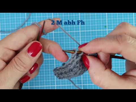 ICord Rand über 2 Maschen stricken