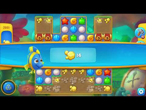 Fishdom 2851 Level - NO BooSTERS