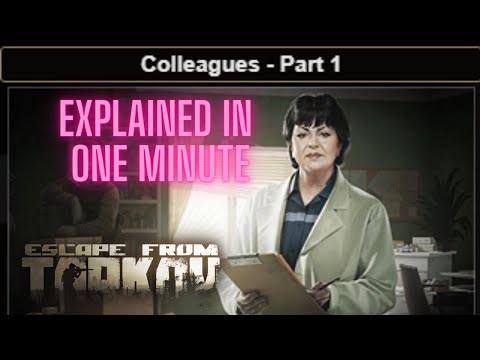 Colleagues Part 1 EScape From Tarkov Under A minute Guide Shoreline Therapist #eft