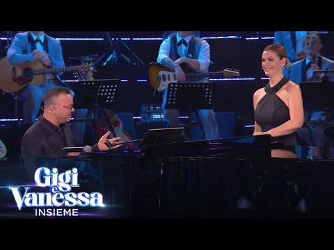 Gigi and Vanessa Together - Vanessa Incontrada takes singing lessons from Gigi D'Alessio