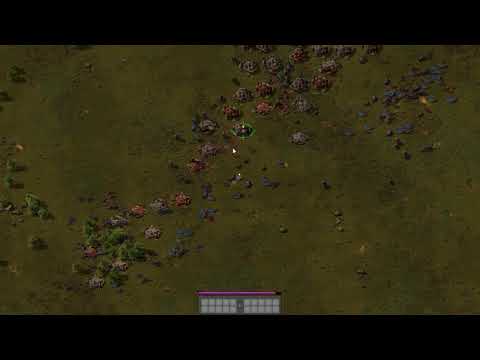 Factorio: Uranium Bullets vs Biters