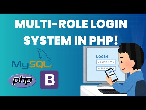 Build a Complete PHP Multi-Role Authentication System | Step-by-Step Tutorial