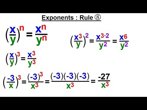 Algebra Ch 4 Exponents Scientific Notation 1 of 35 What is an Exponent