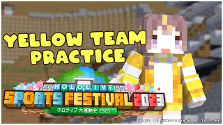 【Minecraft】Yellow Team Practice With the Girlsssss【hololive ID 2nd Generation | Anya Melfissa】